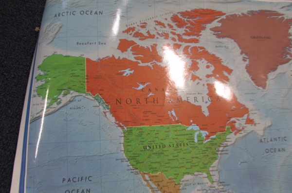 24x36 World Classic Premier Wall Map Poster (Laminated)