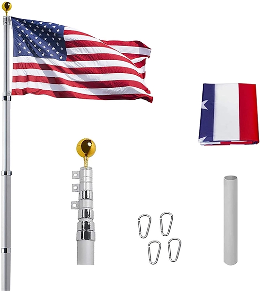 16' Telescoping Flag Pole Kit