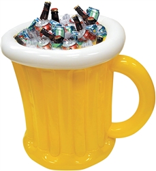  Inflatable Beer Mug Cooler for Outdoor Backyard BBQ Pool Party