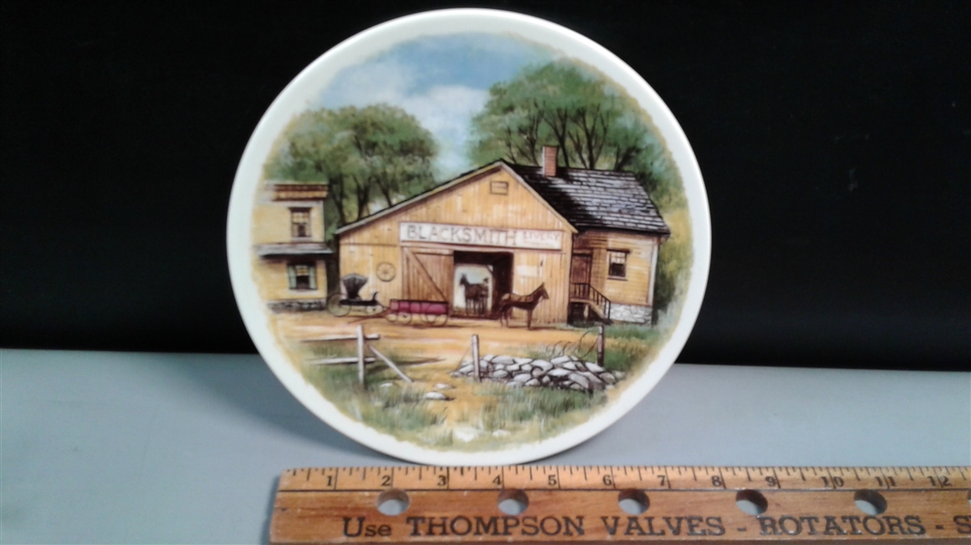 Small Cast Iron, Plates, and Decor