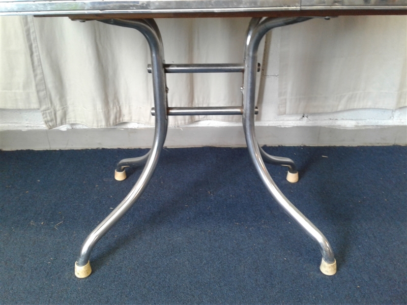 Vintage Yellow Formica Table 