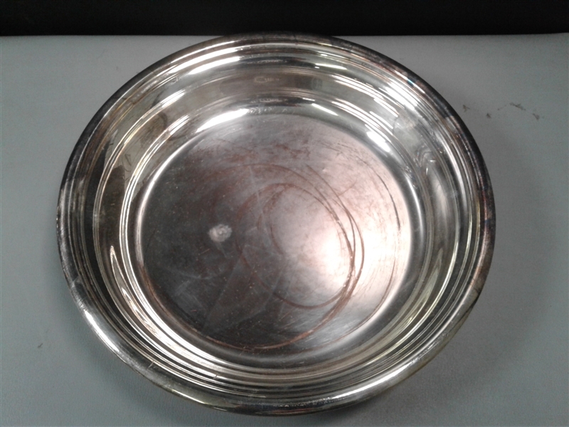 4 Silver Serving Dishes