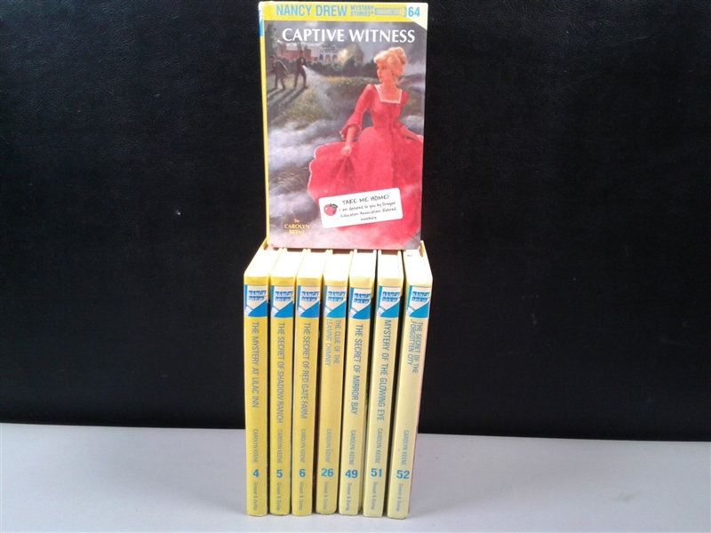 8 Nancy Drew Hardback Books