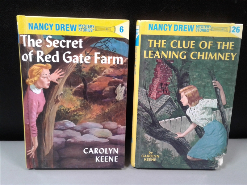 8 Nancy Drew Hardback Books