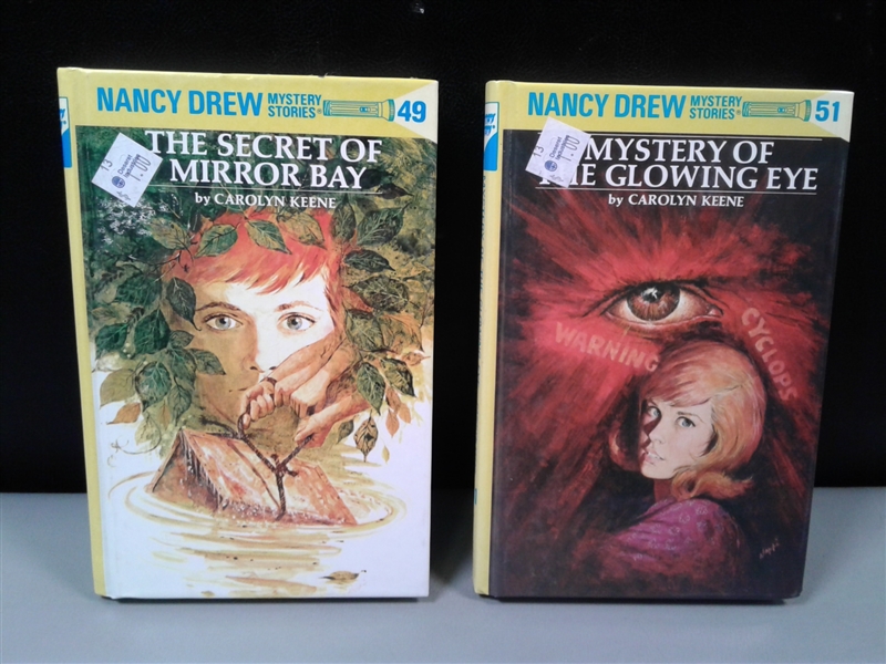8 Nancy Drew Hardback Books