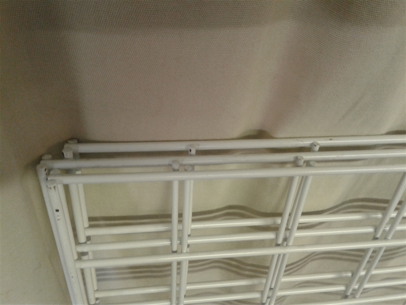 Three Wall Mount Wire Grid Panels