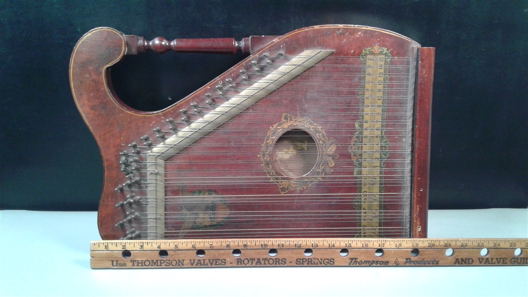 Antique Handheld Harp