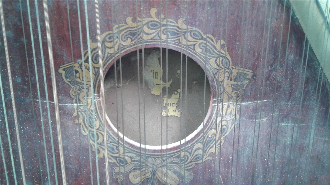 Antique Handheld Harp