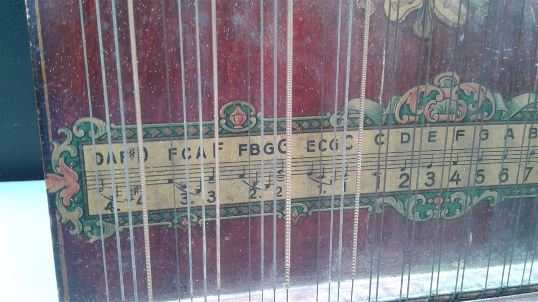 Antique Handheld Harp