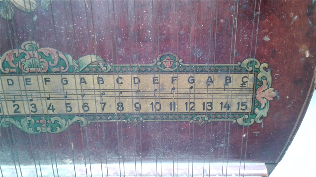 Antique Handheld Harp