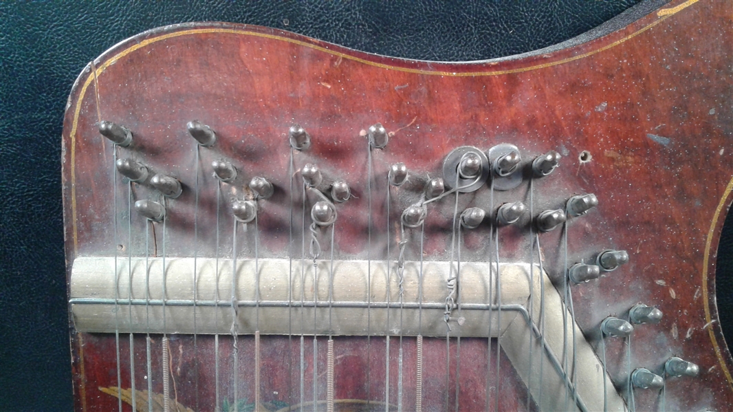 Antique Handheld Harp