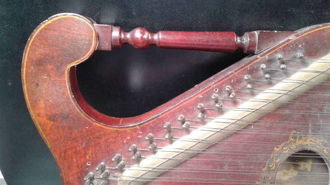 Antique Handheld Harp
