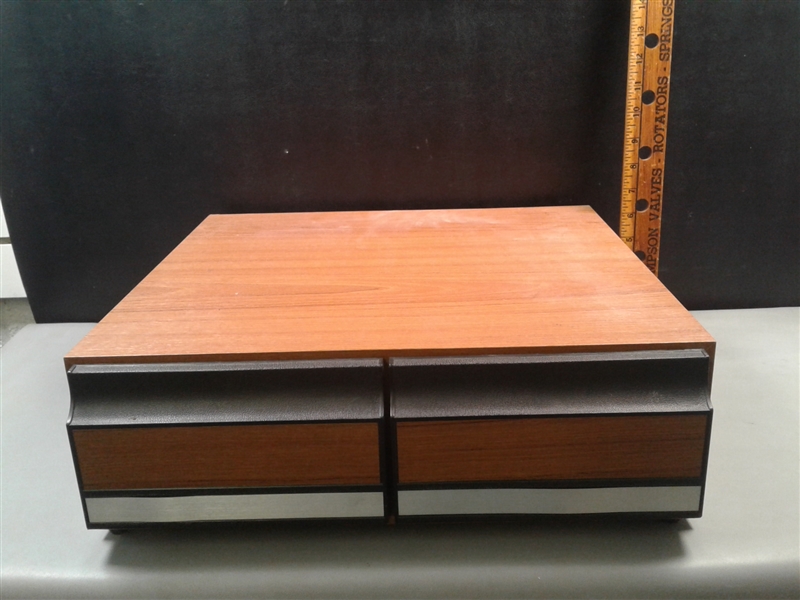 Cassette and VCR Tape Holders with Cassettes and CD's