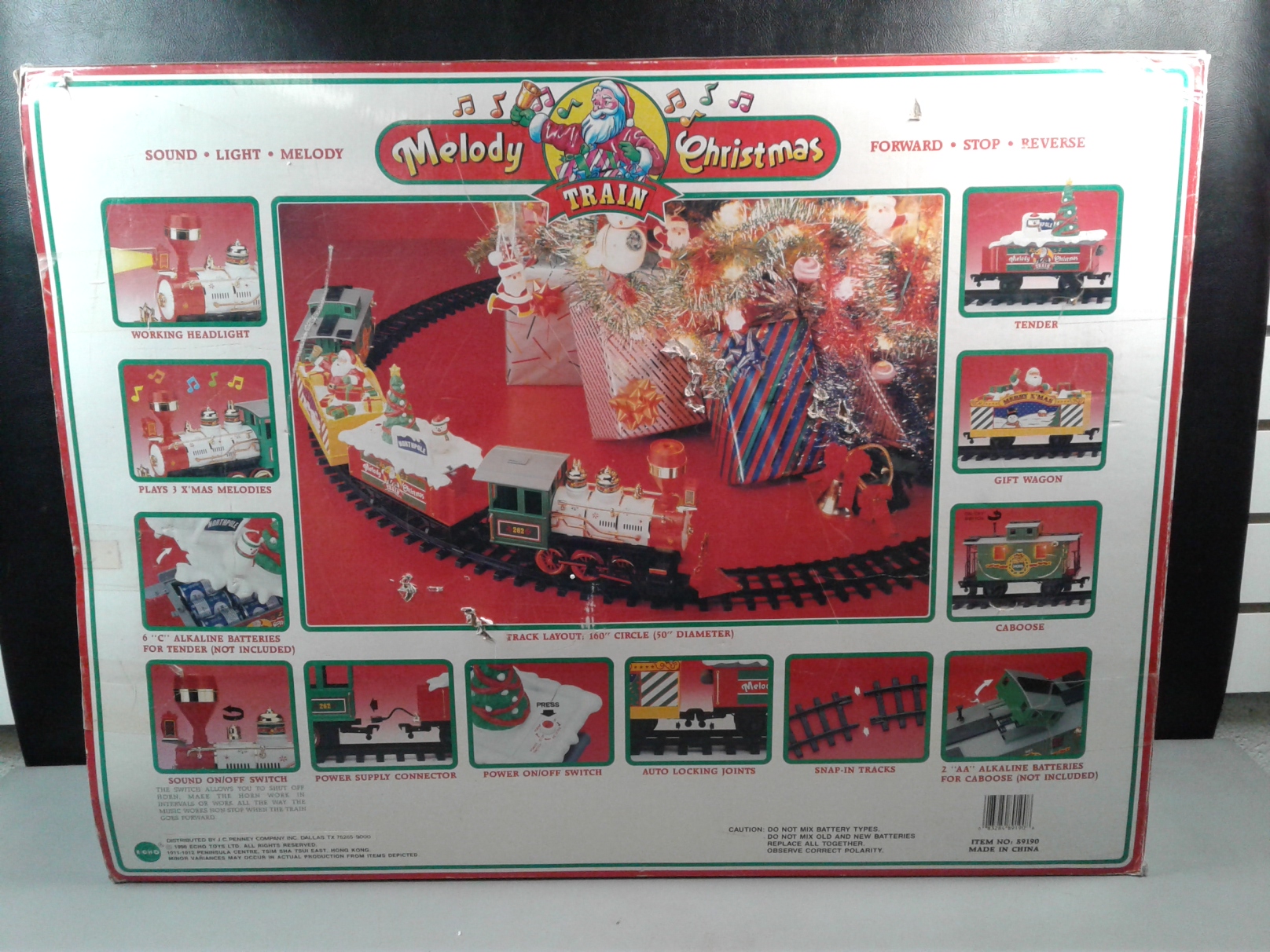 Lot Detail Vintage Melody Christmas Train