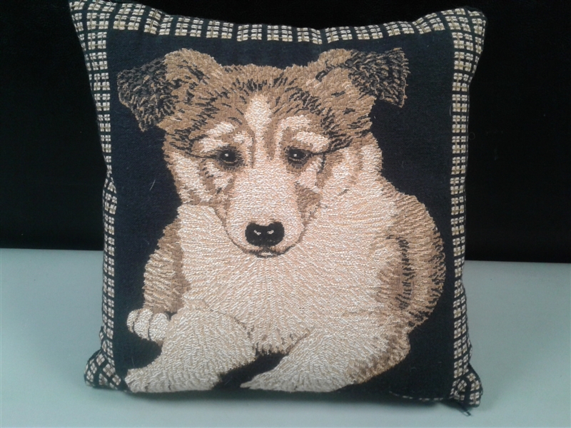 4 Dog Themed Throw Pillows