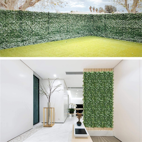 Artificial Hedge Faux Ivy Fence Privacy Screen