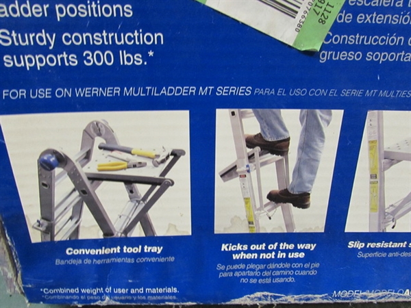 WERNER TELESCOPING MULTI-LADDER & ACCESSORIES