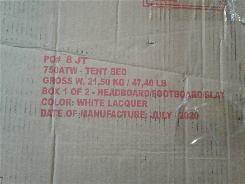 Donco Kids Tent Bed *Box 1 of 2*