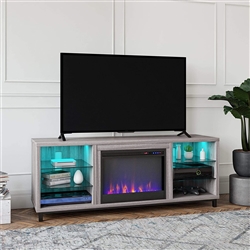 Ameriwood Home Lumina Fireplace TV Stand 