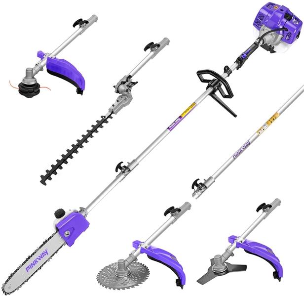 PINKWAY 43CC 2-Cycle 5 in 1 Trimming Tools