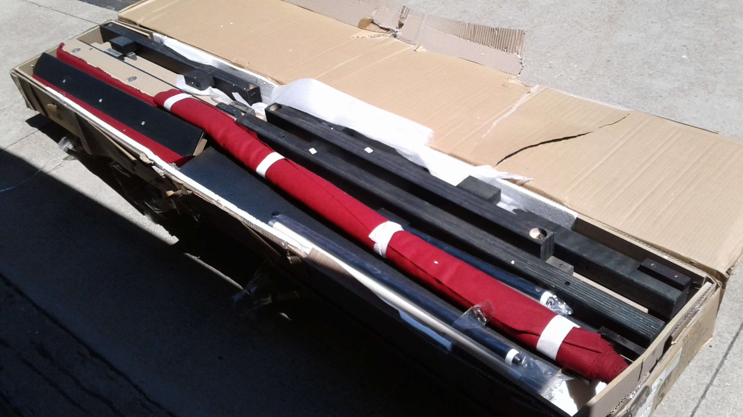 Lot Detail Mizerak Pool Table Parts *Box 2 of 3*