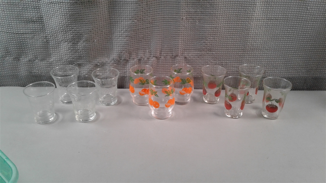 Vintage Juice Glasses