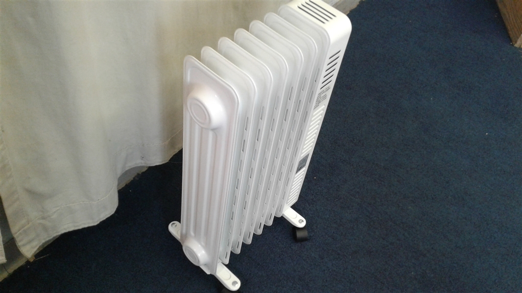 Lot Detail Mainstays Electric Radiator Heater