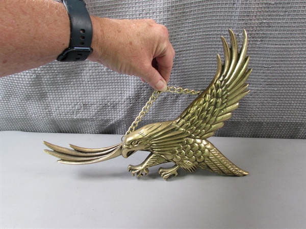 Brass Eagle Wall Decor