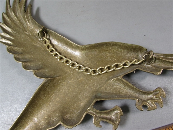 Brass Eagle Wall Decor