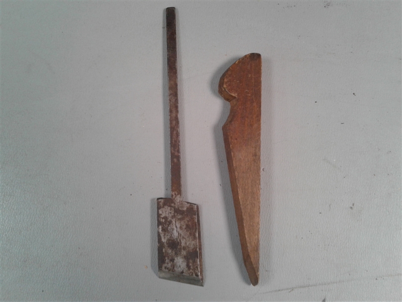 Push Pull Saw, Hand Saws, Carving Tools and a Spoke