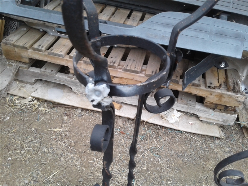 Black Wrought Iron Outdoor Decor Plant Stands