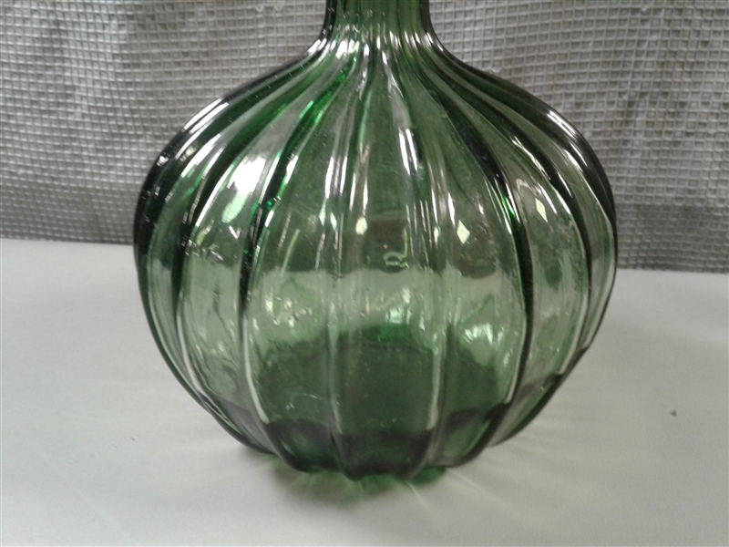 Vintage Green Glassware