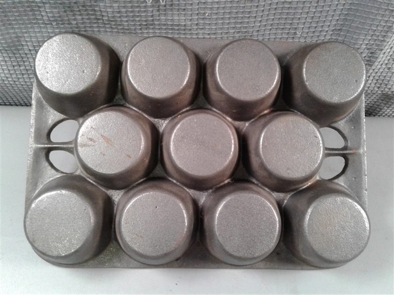 Vintage Cast Iron Muffin Tin
