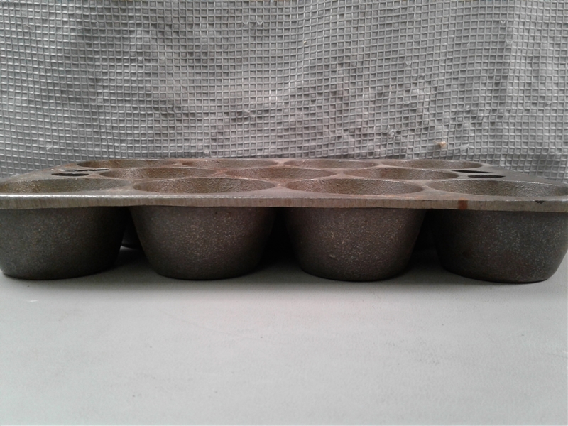 Vintage Cast Iron Muffin Tin