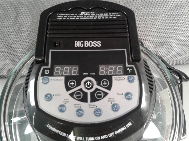 Big Boss Digital Rapid Wave Oven with 8 Pre-Programmed Settings