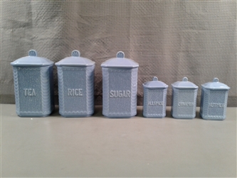 Set of 6 Canisters Made in Germany