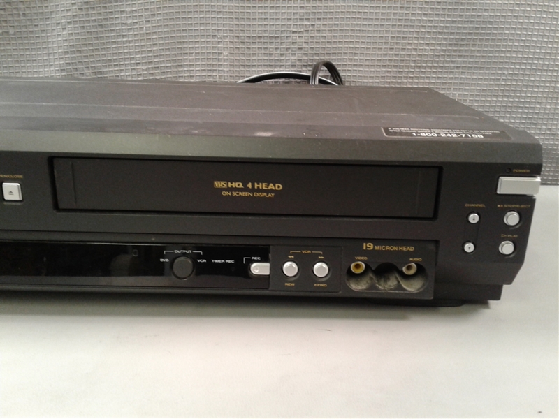 Symphonic DVD Player With Video Cassette Recorder 