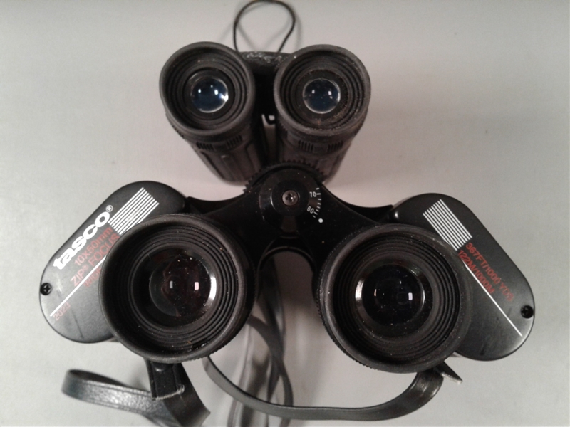 Tasco Wide Angle Binoculars & Bushnell 12x25 Compact Binoculars