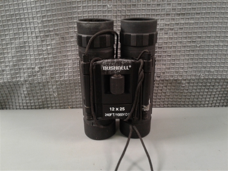 Tasco Wide Angle Binoculars & Bushnell 12x25 Compact Binoculars