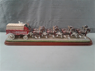 The Danbury Mint Vintage Budweiser Clydesdales