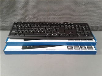 2 ProHT Standard USB Wired Keyboard 