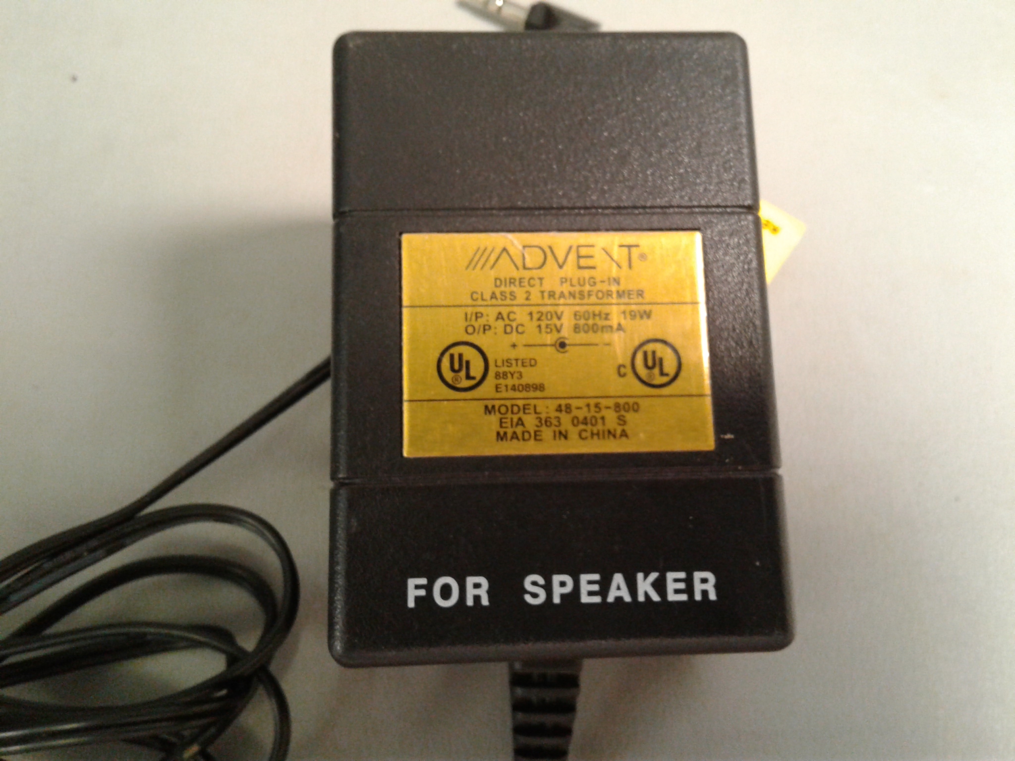 Lot Detail Advent Wireless Speaker ADVW801