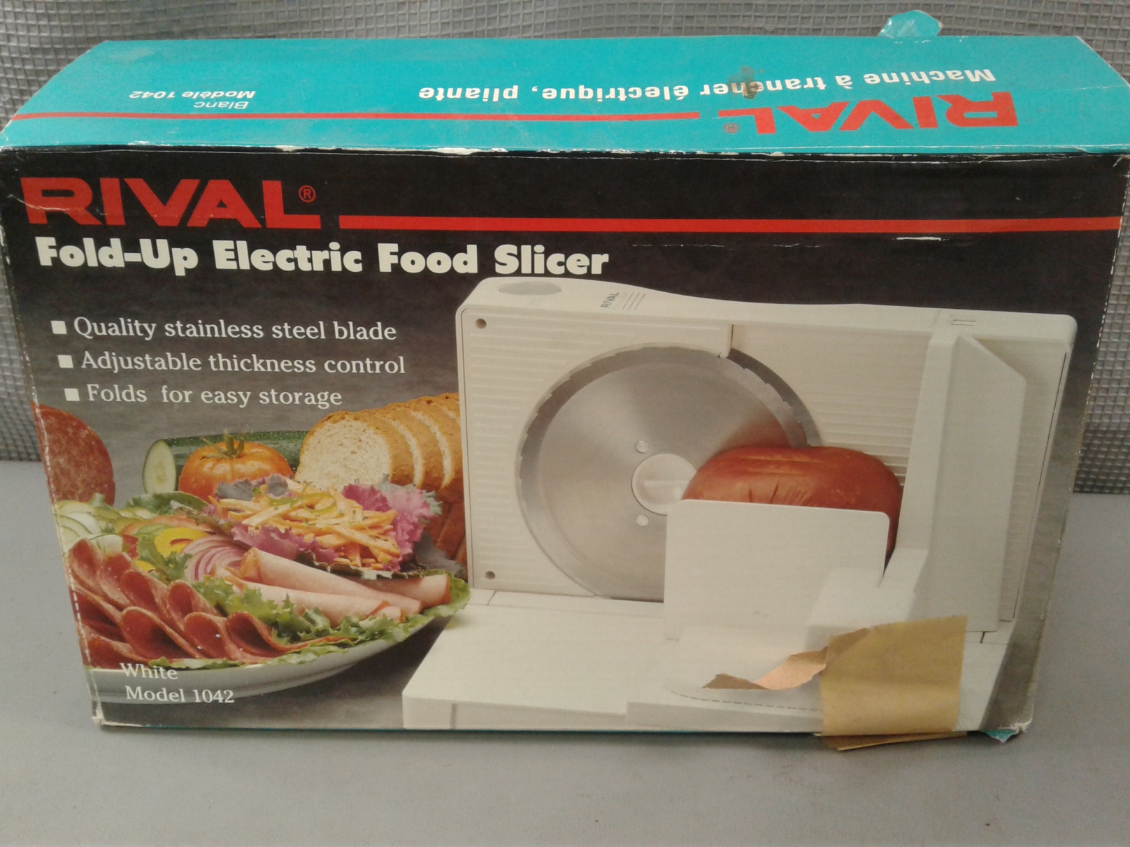 Rival slicer 125w Rival electric food slicer