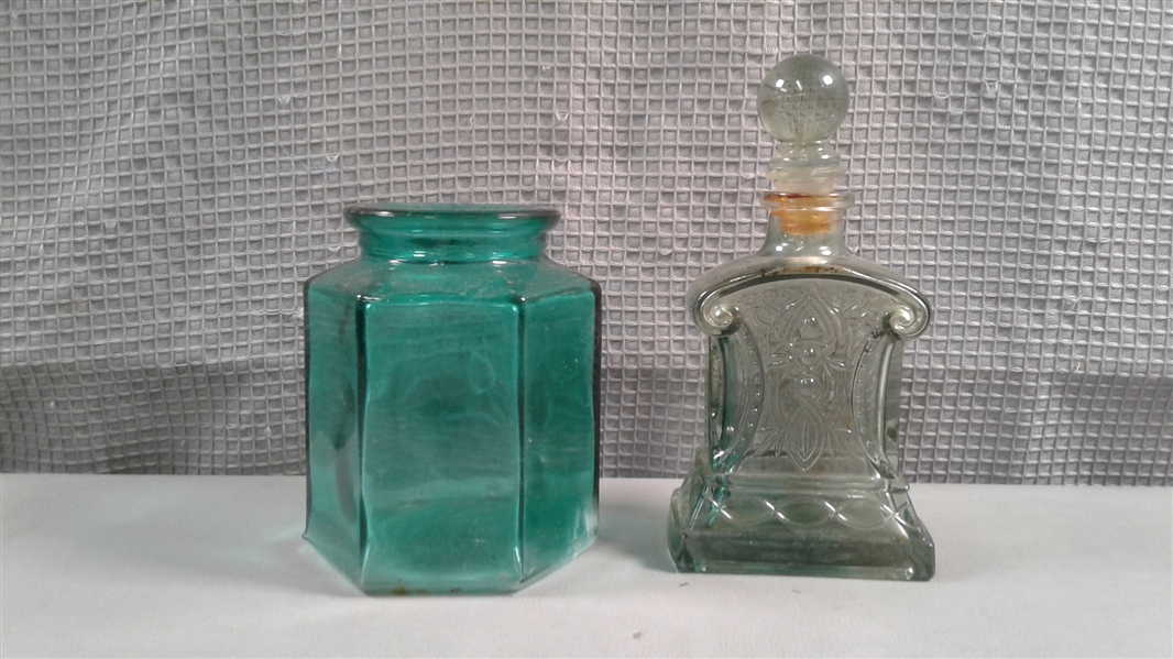 Vintage Teal Glass