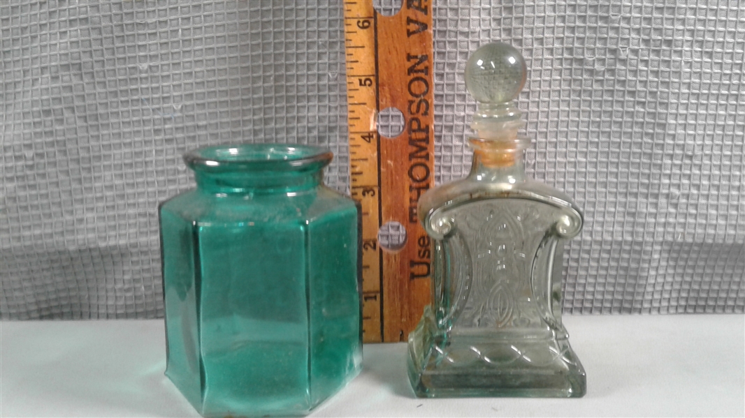 Vintage Teal Glass