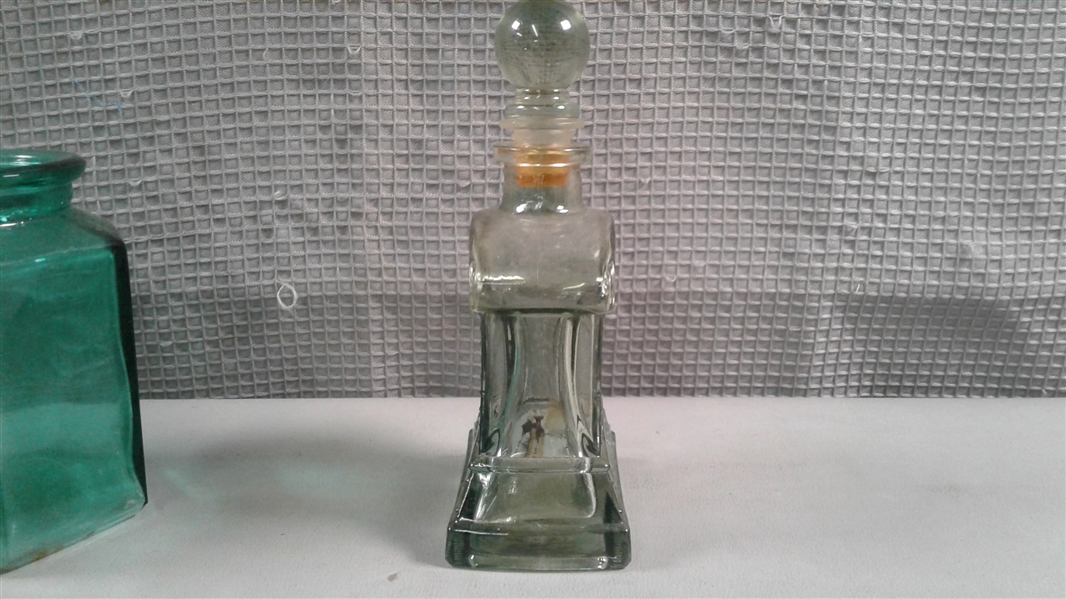 Vintage Teal Glass