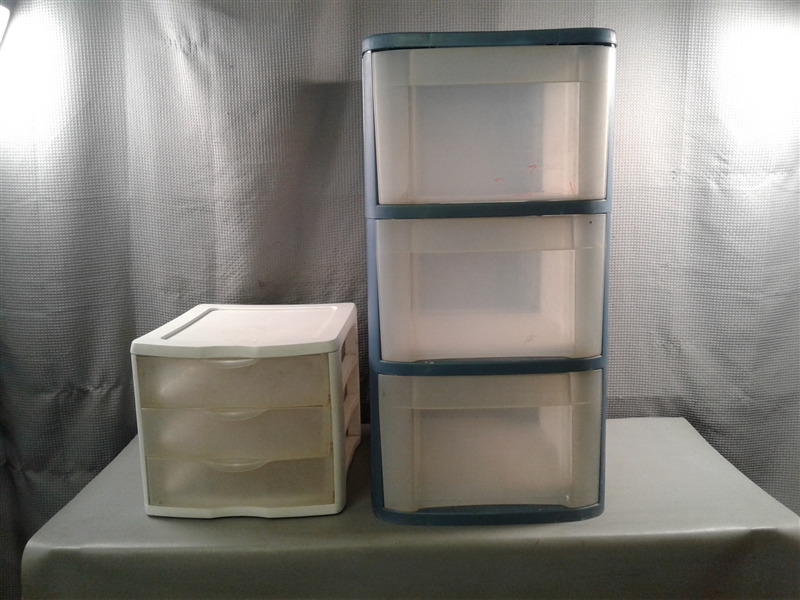 Sterlite Storage Bins & Cart