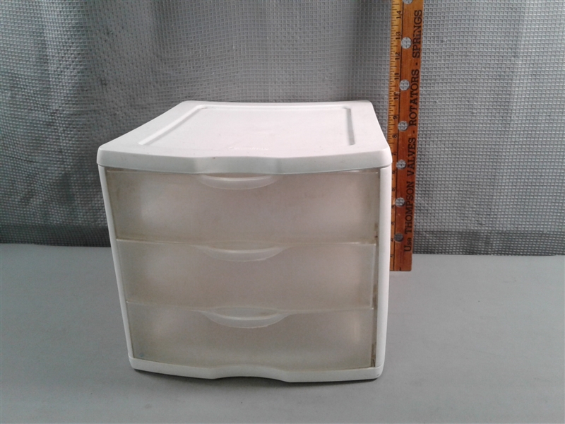 Sterlite Storage Bins & Cart
