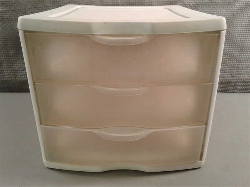 Sterlite Storage Bins & Cart