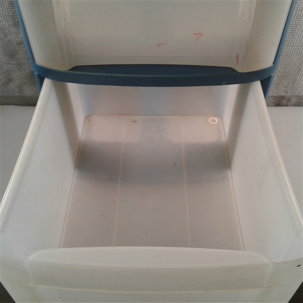 Sterlite Storage Bins & Cart